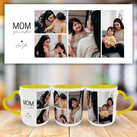 Customized Coffee Mugs For mother in Yellow ( Special for Mother )