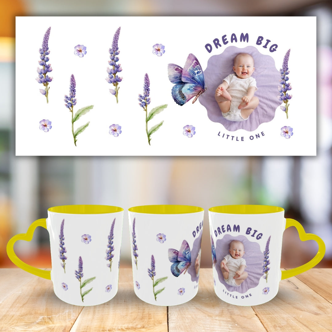 Customized Coffee Mugs For Little Baby in Yellow