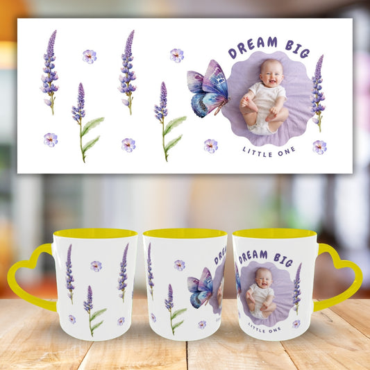 Customized Coffee Mugs For Little Baby in Yellow