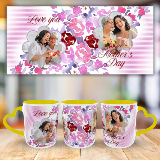 Customized Coffee Mugs For Birthday in Yellow