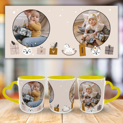 Customized Coffee Mugs For Little Baby in Yellow