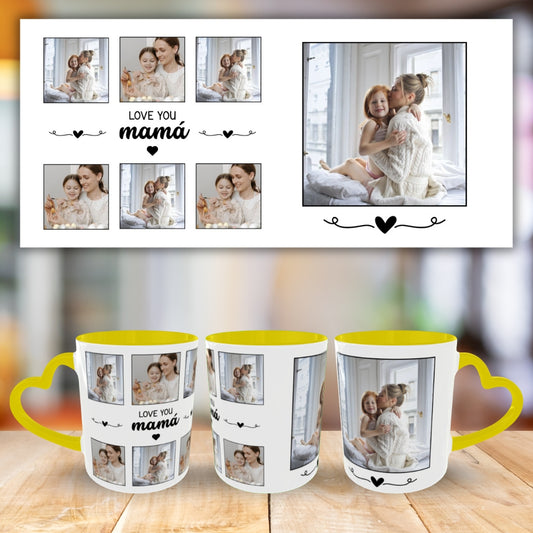 Customized Coffee Mugs For mother in Yellow ( Special for Mother )