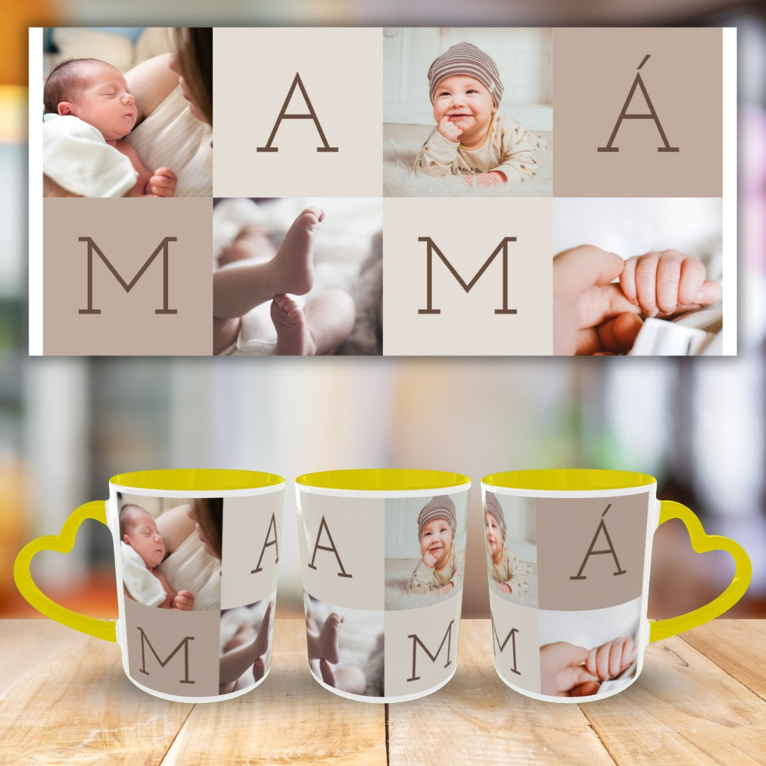 Customized Coffee Mugs For Little Baby in Yellow