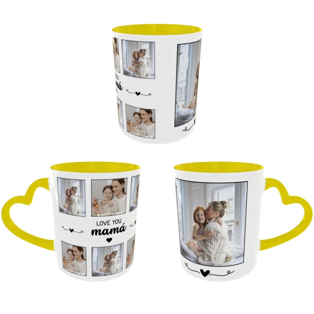 Customized Coffee Mugs For mother in Yellow ( Special for Mother )