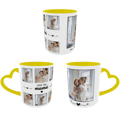 Customized Coffee Mugs For mother in Yellow ( Special for Mother )