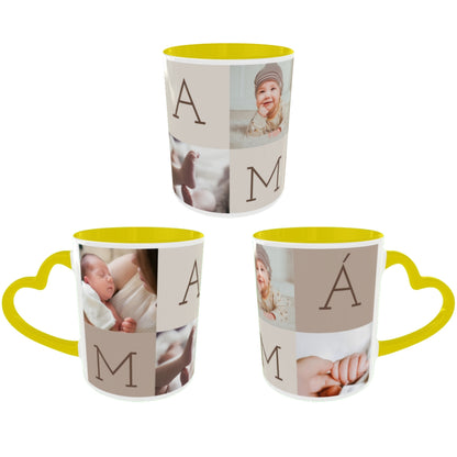 Customized Coffee Mugs For Little Baby in Yellow