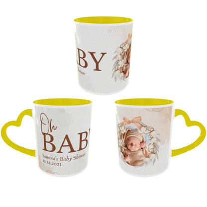 Customized Coffee Mugs For Little Baby in Yellow