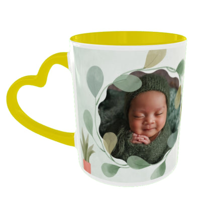 Customized Coffee Mugs For Little Baby in Yellow