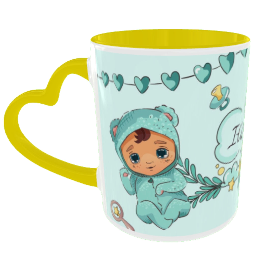Customized Coffee Mugs For Little Baby in Yellow