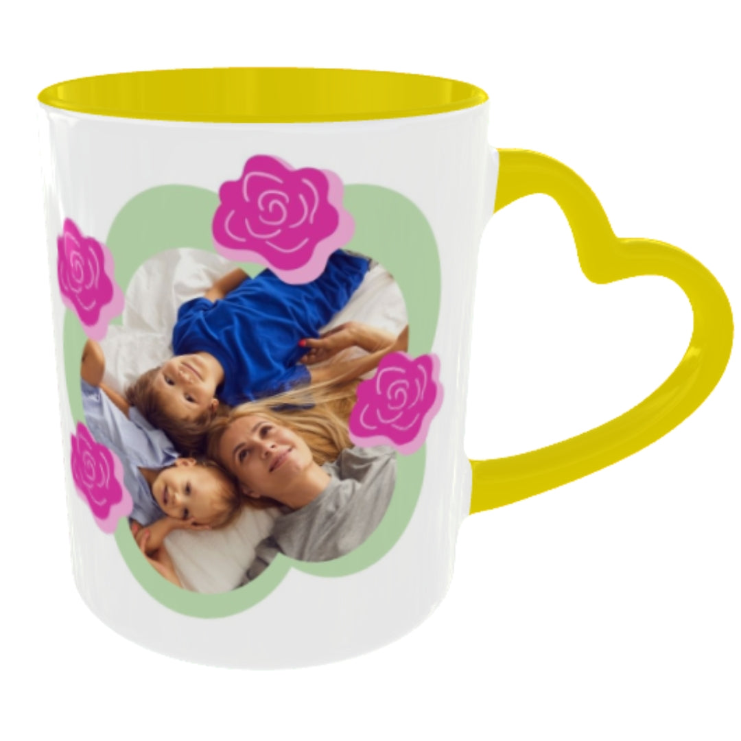 Customized Coffee Mugs For mother in Yellow ( Special for Mother )