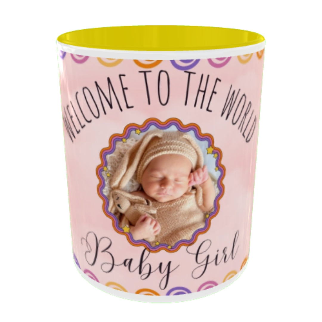 Customized Coffee Mugs For Little Baby in Yellow