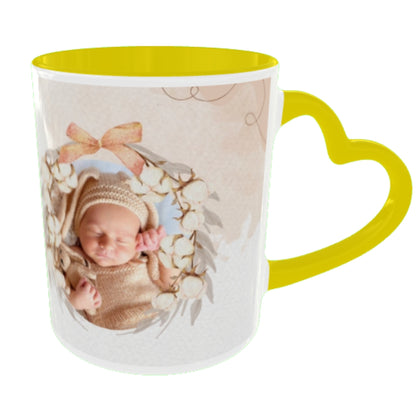 Customized Coffee Mugs For Little Baby in Yellow
