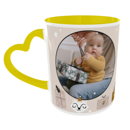 Customized Coffee Mugs For Little Baby in Yellow