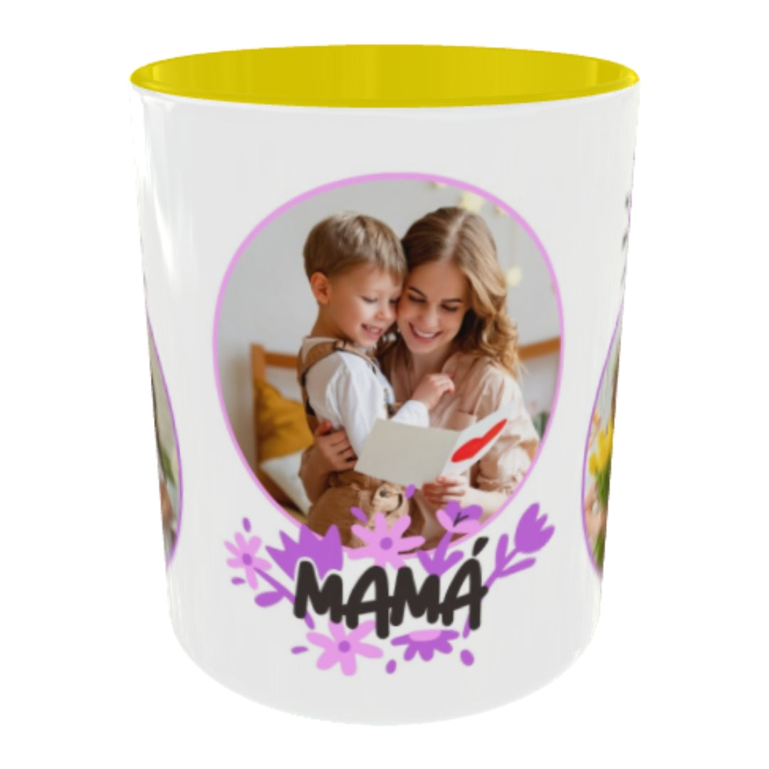 Customized Coffee Mugs For mother in Yellow ( Special for Mother )