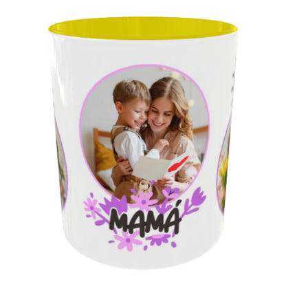 Customized Coffee Mugs For mother in Yellow ( Special for Mother )