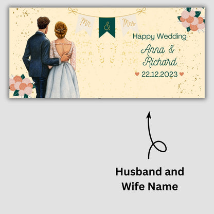 Customized Coffee Mugs in Blue ( Wedding Gift For Couple )