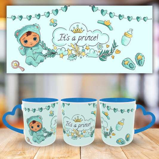 Customized Coffee Mugs For Little Baby in Blue