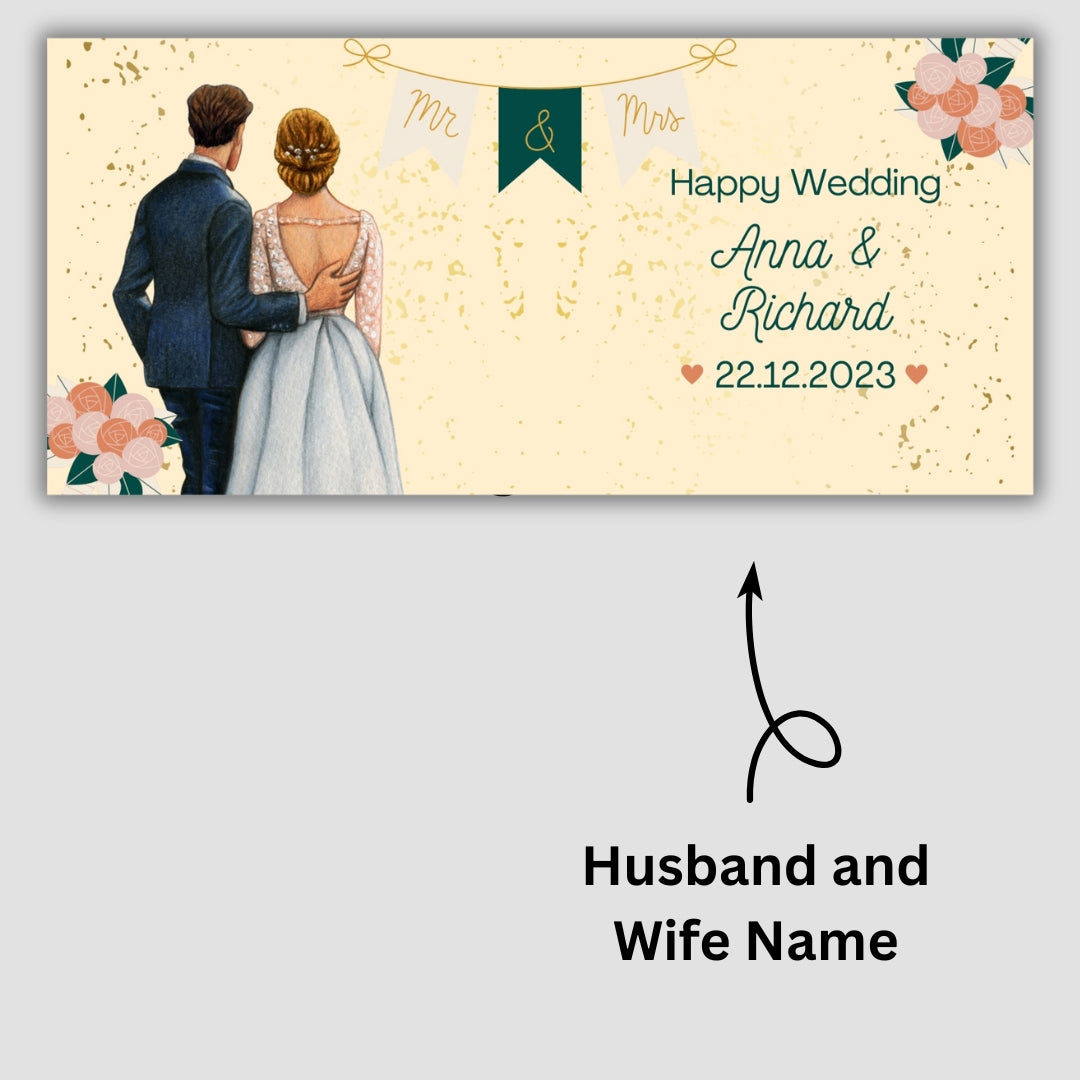 Customized Coffee Mugs in Yellow ( Wedding Gift For Couple )