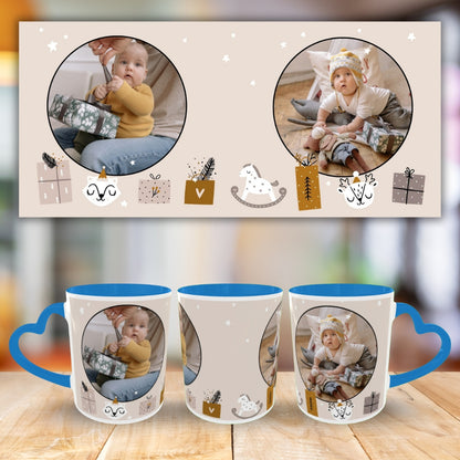 Customized Coffee Mugs For Little Baby in Blue