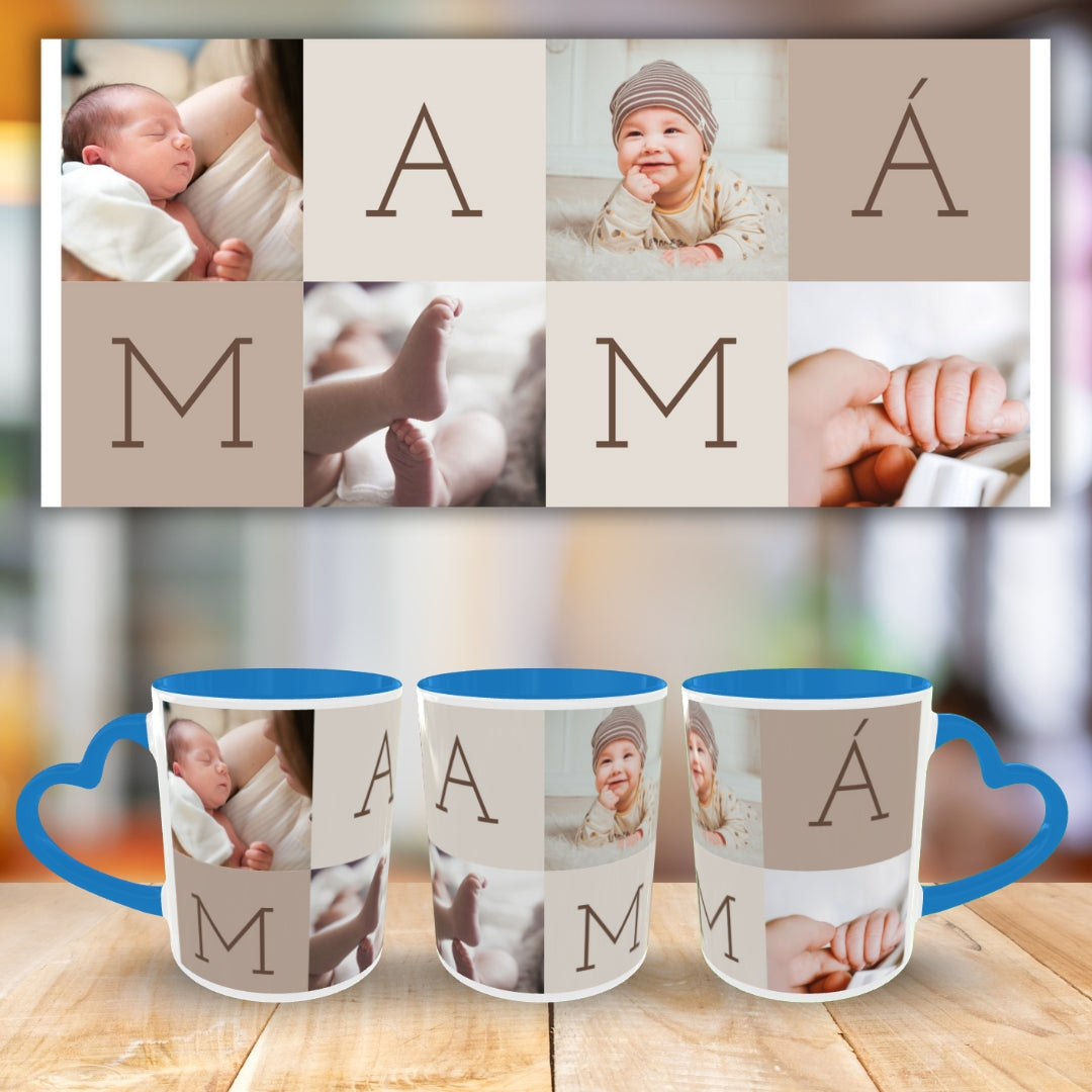 Customized Coffee Mugs For Little Baby in Blue