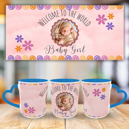 Customized Coffee Mugs For Little Baby in Blue