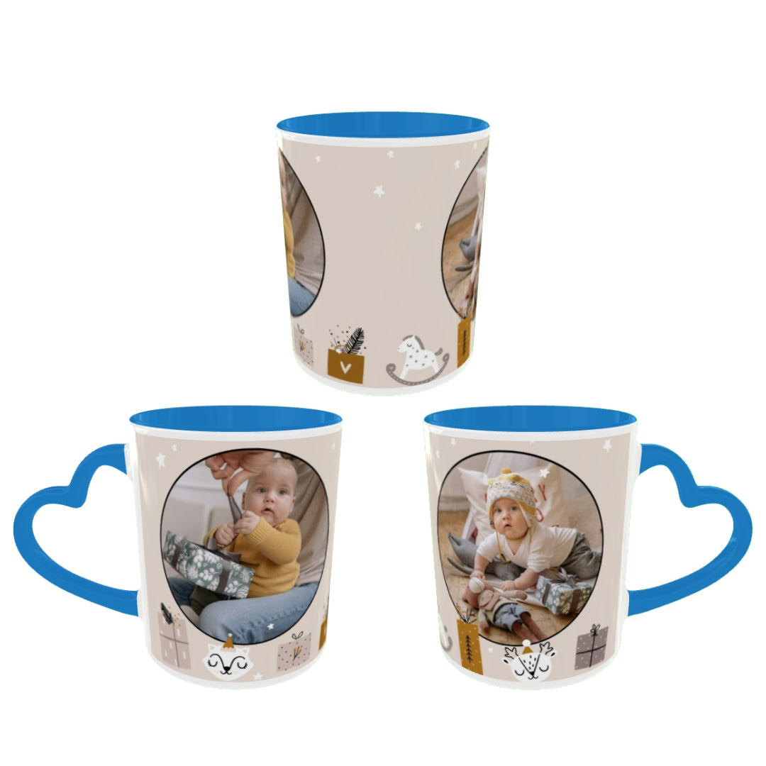 Customized Coffee Mugs For Little Baby in Blue