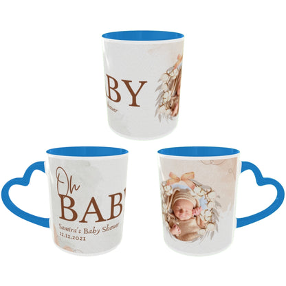 Customized Coffee Mugs For Little Baby in Blue