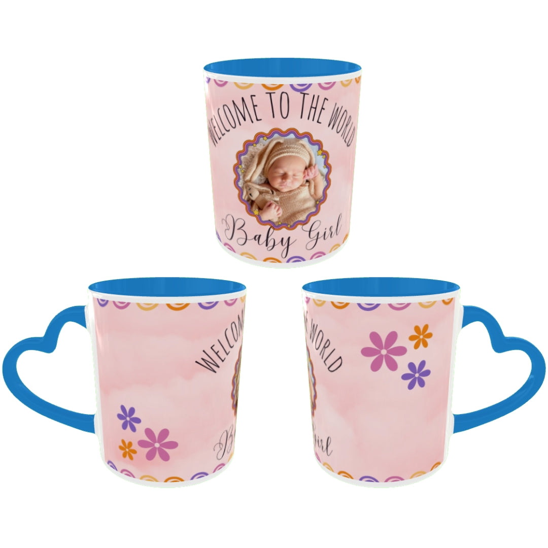Customized Coffee Mugs For Little Baby in Blue