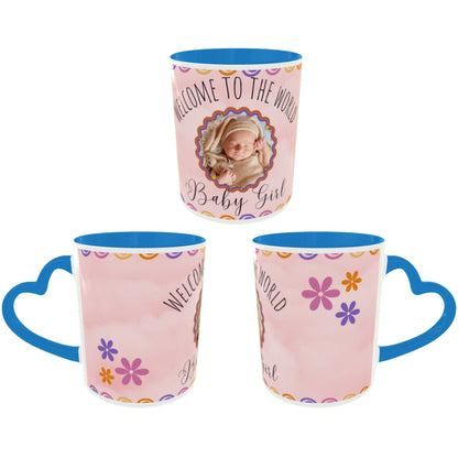Customized Coffee Mugs For Little Baby in Blue