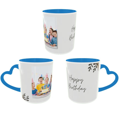 Customized Coffee Mugs For Birthday in Blue