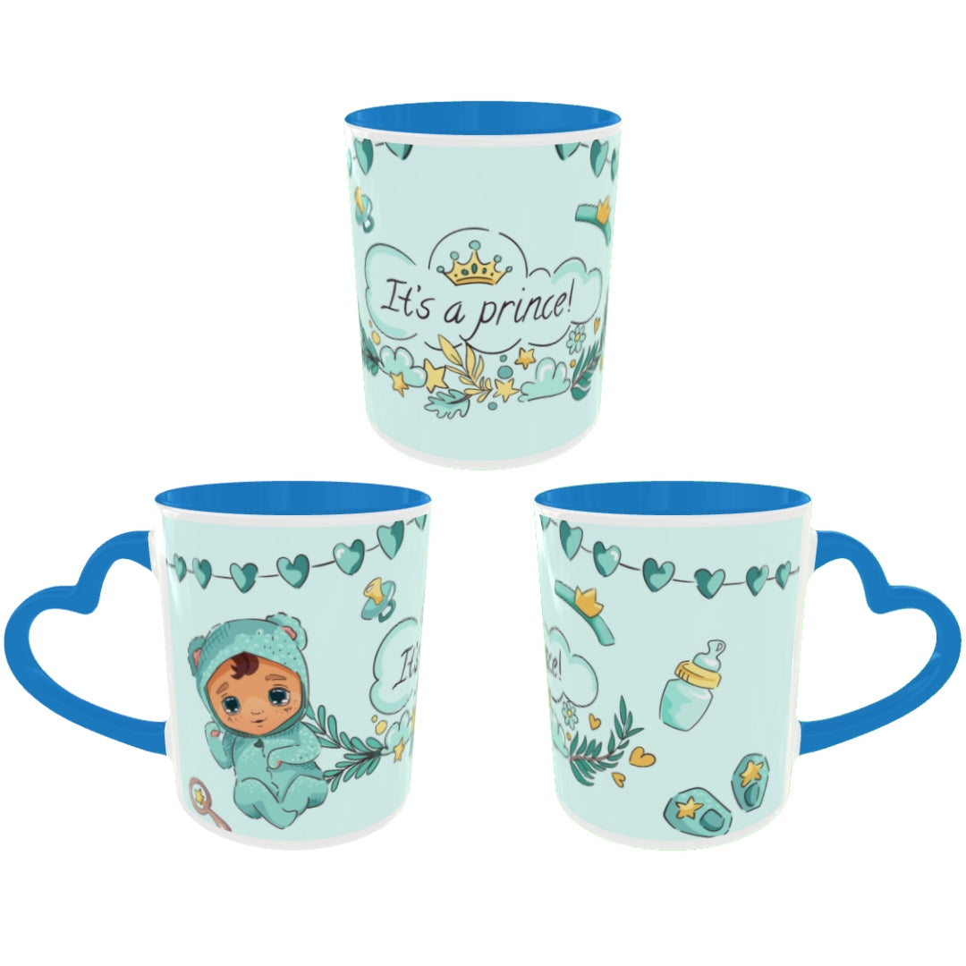 Customized Coffee Mugs For Little Baby in Blue
