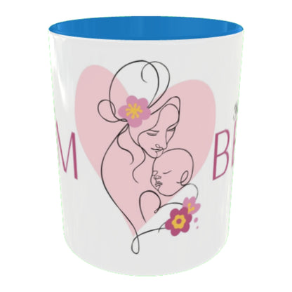 Customized Coffee Mugs For mother in Blue ( Special for Mother )