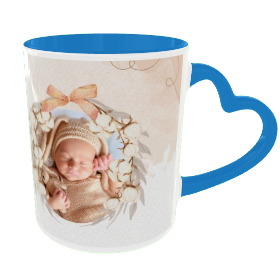Customized Coffee Mugs For Little Baby in Blue