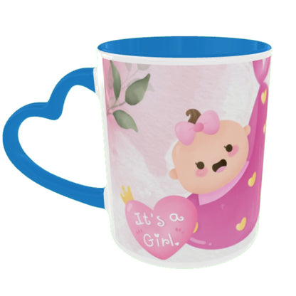 Customized Coffee Mugs For Little Baby in Blue