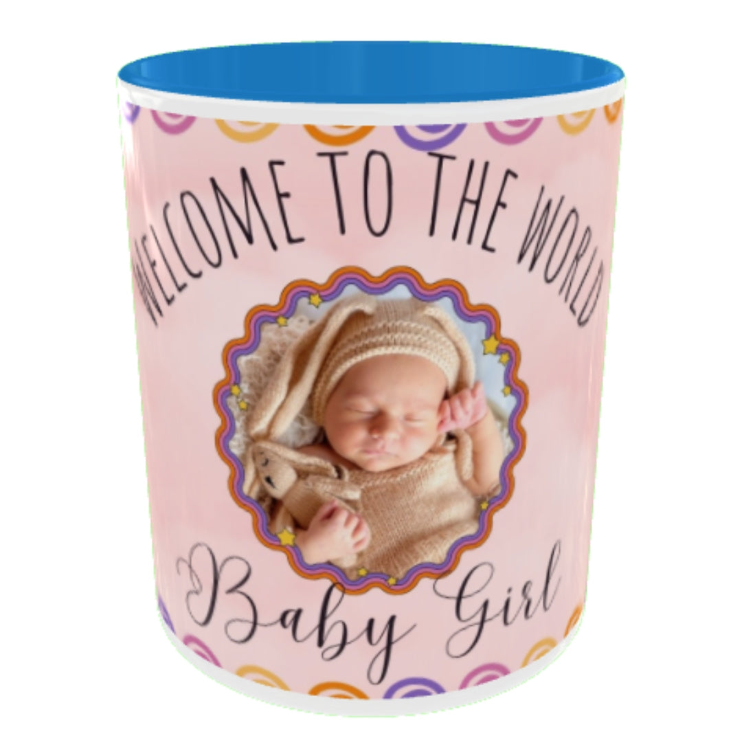 Customized Coffee Mugs For Little Baby in Blue