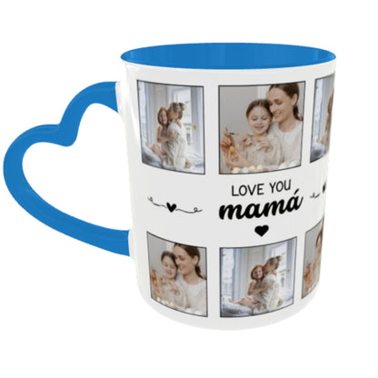 Customized Coffee Mugs For mother in Blue ( Special for Mother )