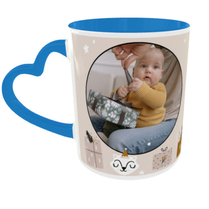 Customized Coffee Mugs For Little Baby in Blue