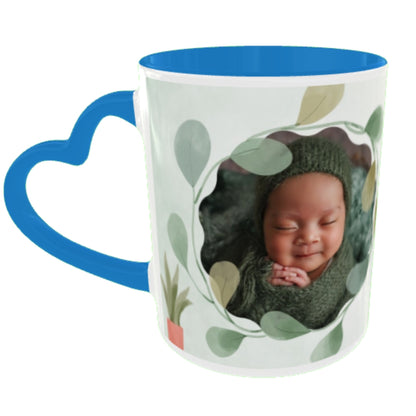 Customized Coffee Mugs For Little Baby in Blue
