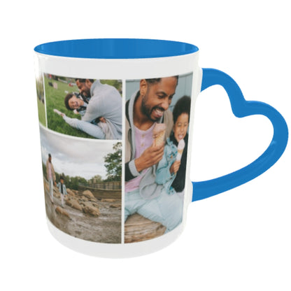 Customized Coffee Mugs For Dad in Blue ( Your Super Hero )