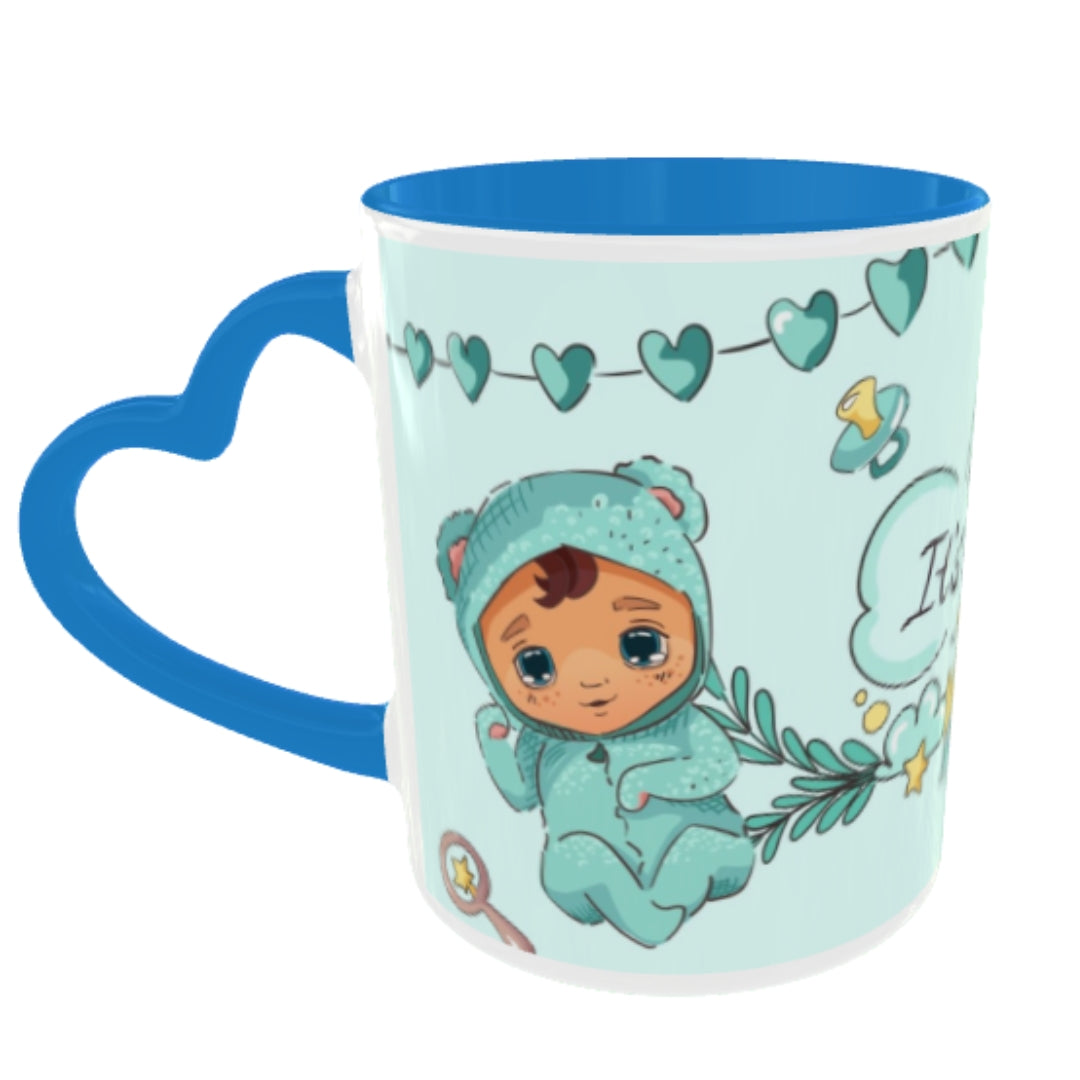 Customized Coffee Mugs For Little Baby in Blue