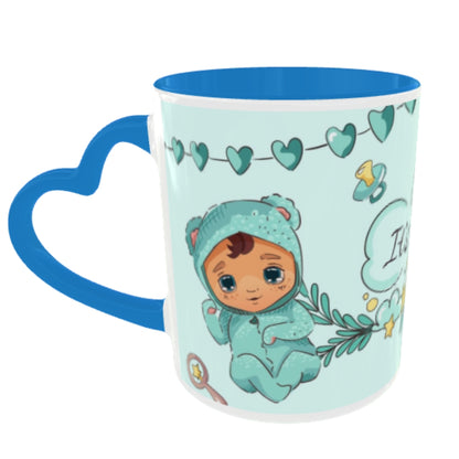 Customized Coffee Mugs For Little Baby in Blue