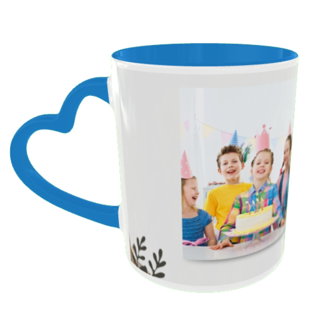 Customized Coffee Mugs For Birthday in Blue