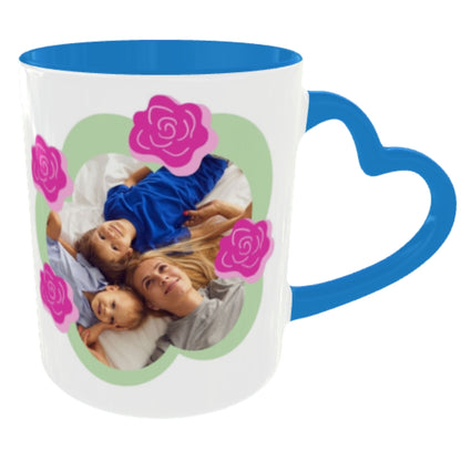 Customized Coffee Mugs For mother in Blue ( Special for Mother )
