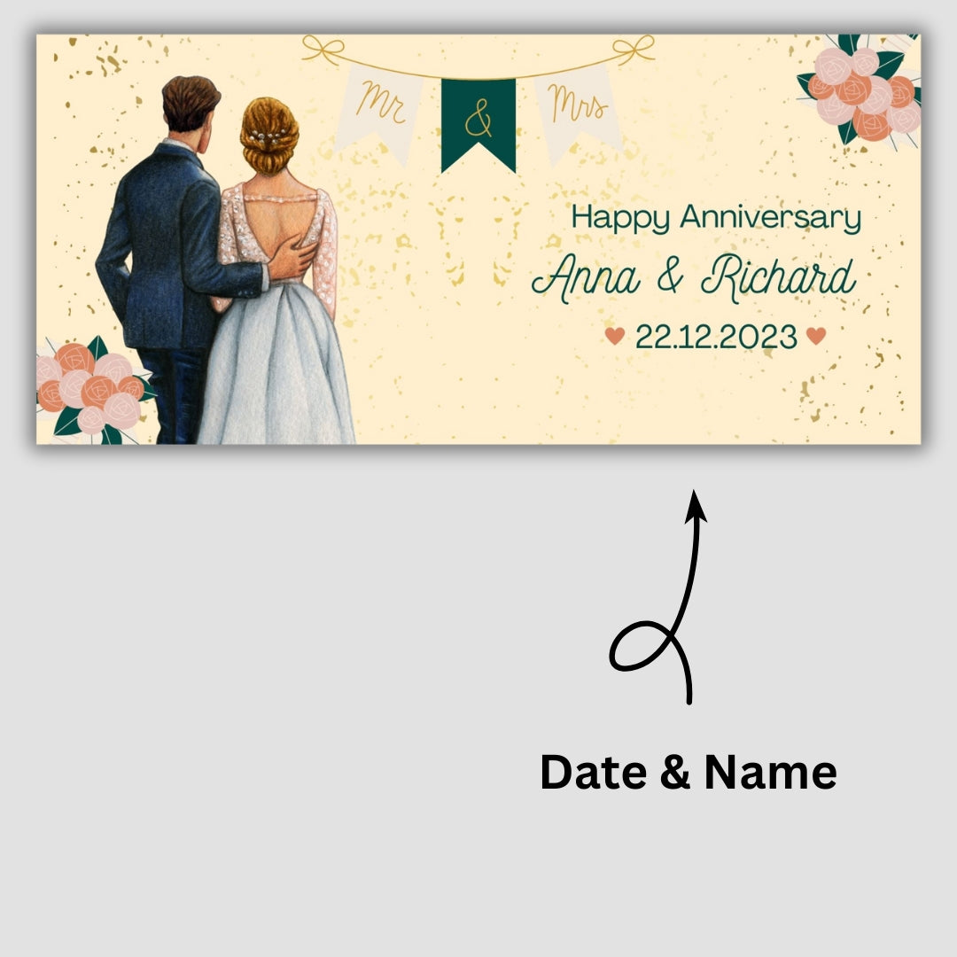 Customized Coffee Mugs For Couple in Blue ( anniversary )