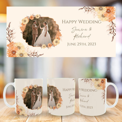 Customized Coffee Mugs ( Wedding Gift For Couple )