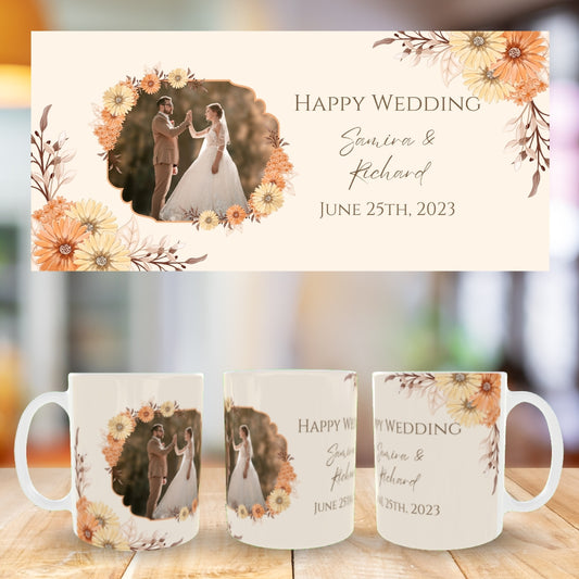 Customized Coffee Mugs ( Wedding Gift For Couple )