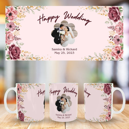 Customized Coffee Mugs ( Wedding Gift For Couple )
