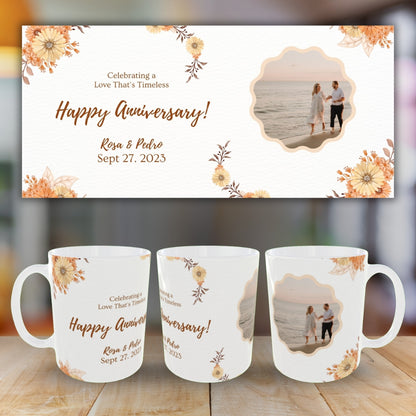 Customized Coffee Mugs For Couple ( anniversary )