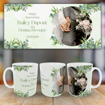 Customized Coffee Mugs For Couple ( anniversary )