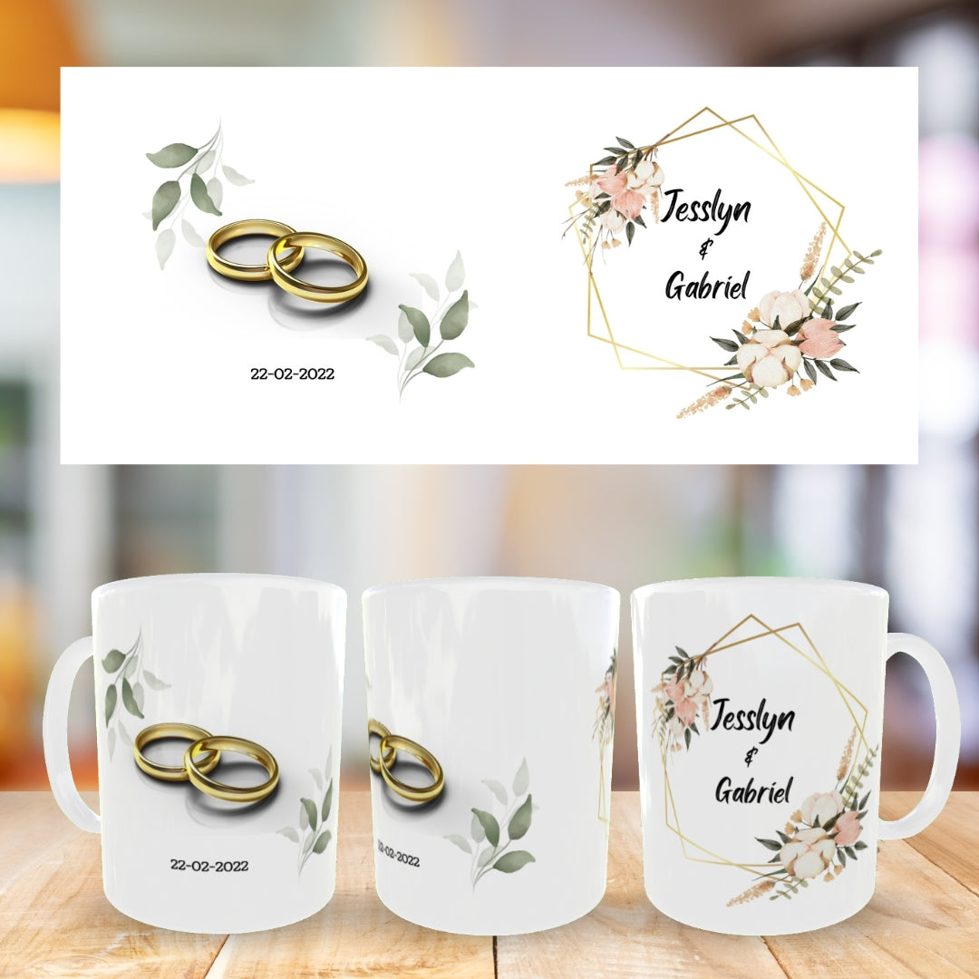 Customized Coffee Mugs ( Wedding Gift For Couple )